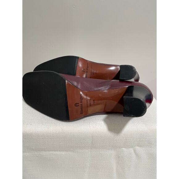 Etienne Aigner Burgundy Heels - Picture 5 of 11